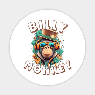 Cyborg Monkey Billy Magnet